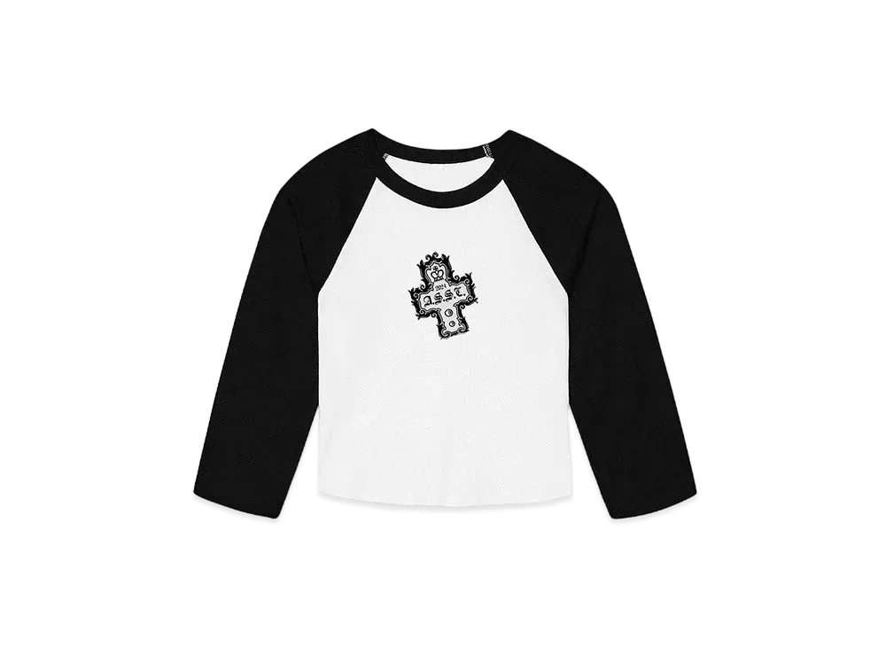 ANTI SOCIAL SOCIAL CLUB Crown Baby Tee "White/Black"