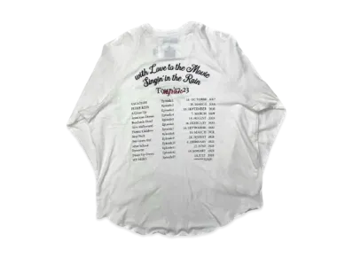 DAIRIKU Tour Big Raglan Tee "White"