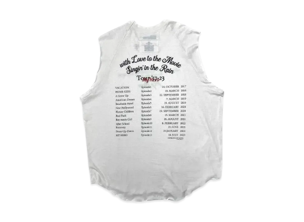 DAIRIKU Tour Big Nosleeve Tee "White"