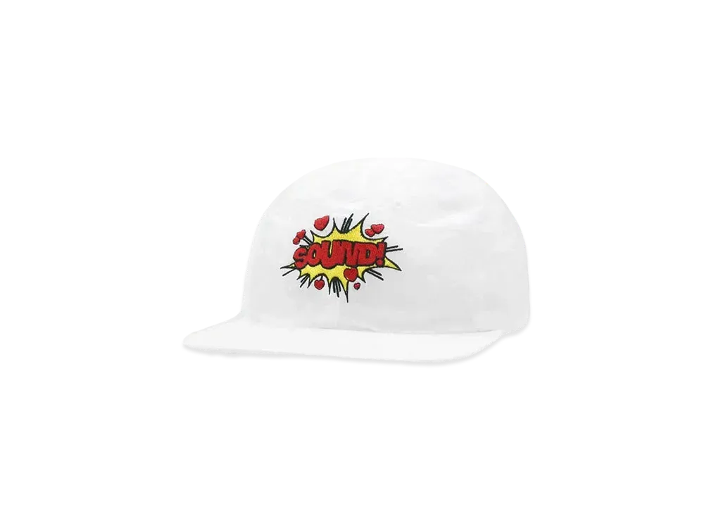 SOUND SHOP balansa Red comic sound nylon cap "WHITE"