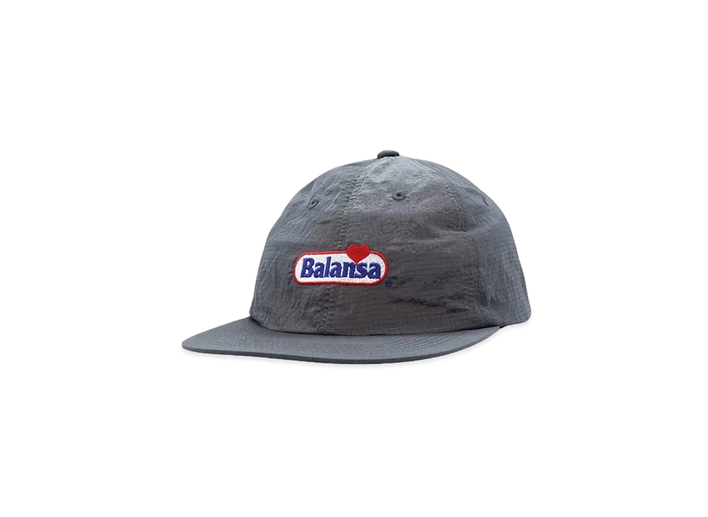 SOUND SHOP balansa balansa heart logo nylon cap "CHARCOAL"