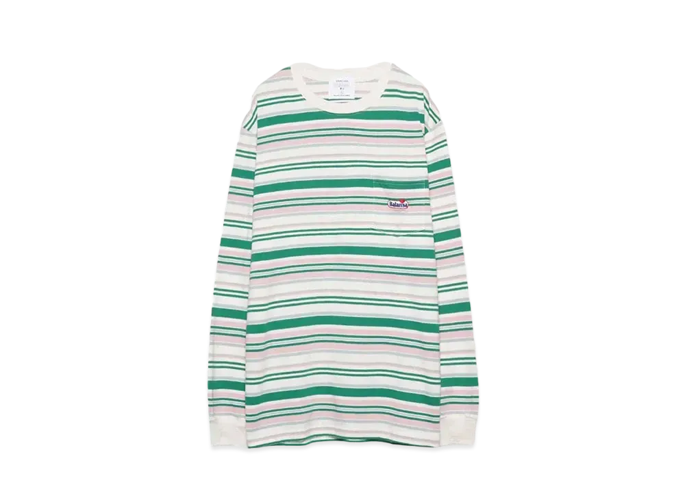 SOUND SHOP balansa Balansa heart logo stripe l/s tee "MULTI"