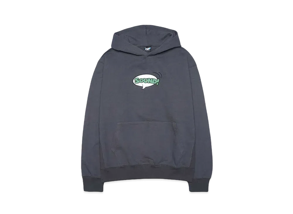SOUND SHOP balansa Green Comic Sound Hoodie "CHARCOAL"