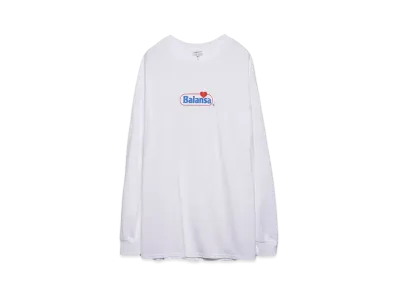 SOUND SHOP balansa balansa heart logo l/s tee "WHITE"