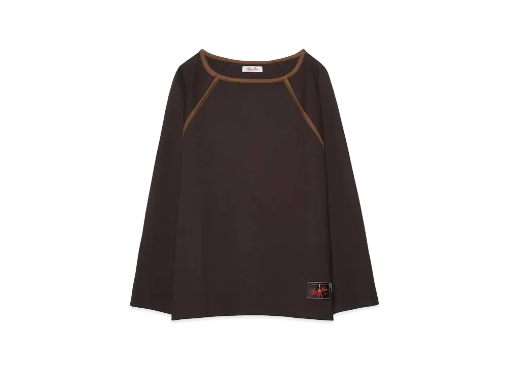 SYUMAN. Jersey long sleeves "Brown"
