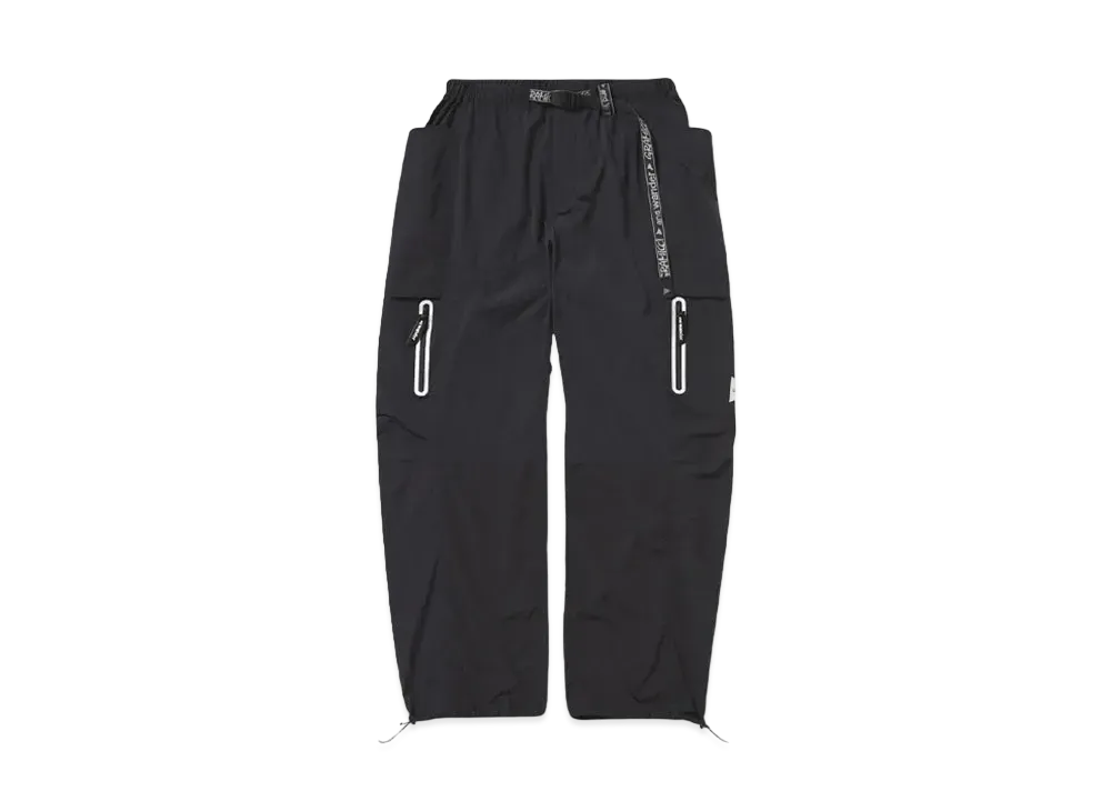 GRAMICCI x and wander PATCHWORK WIND PANT "BLACK"