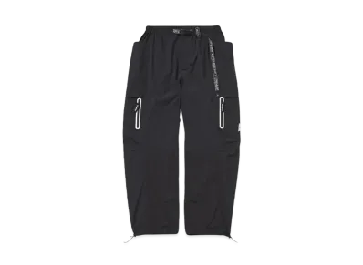 GRAMICCI x and wander PATCHWORK WIND PANT "BLACK"