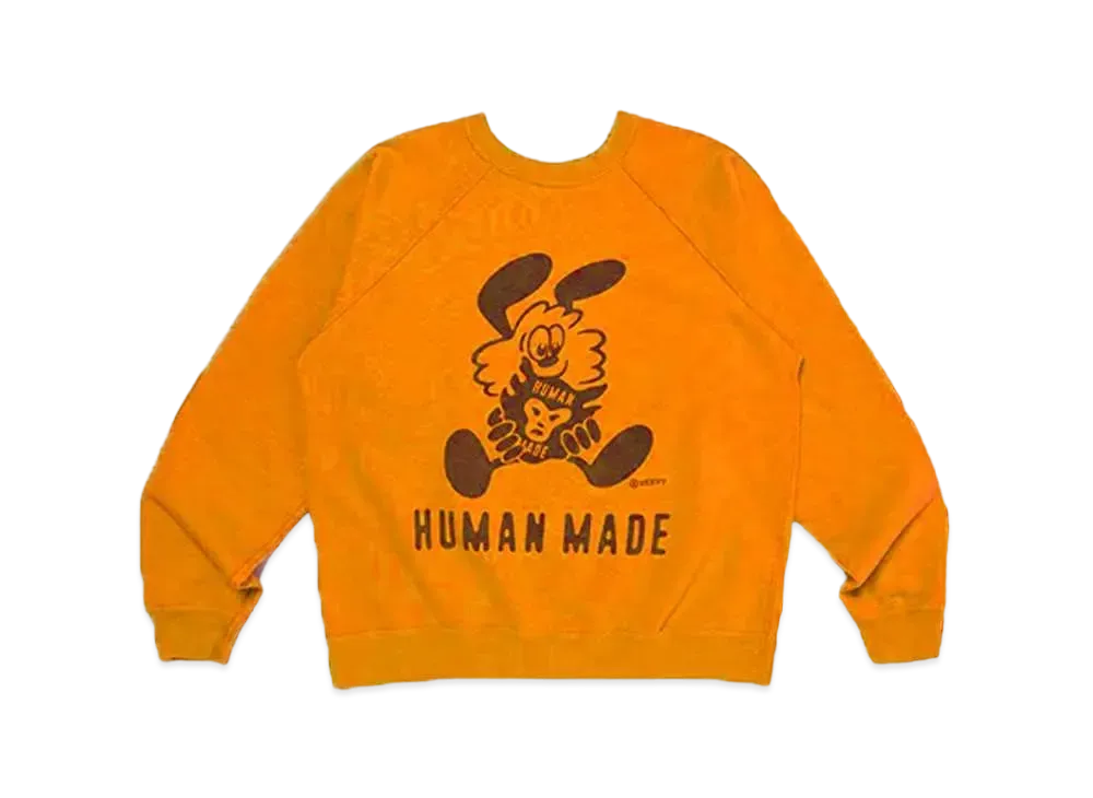 HUMAN MADE x VERDY Complex Con HK Crewneck Sweat "Orange"