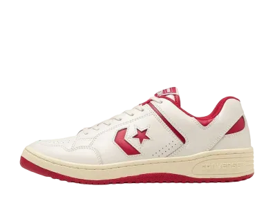 Converse Weapon OX "White/Dark Red"