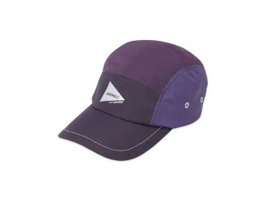 GRAMICCI x and wander PATCHWORK WIND CAP "MULTI PURPLE"