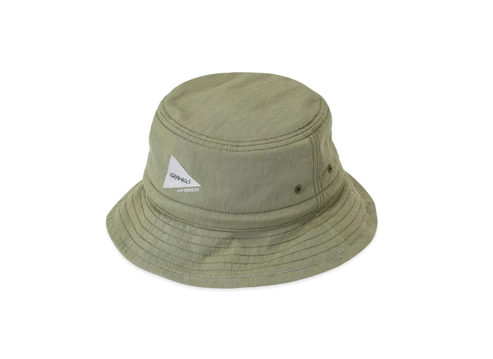 GRAMICCI x and wander NYCO HAT "OLIVE"