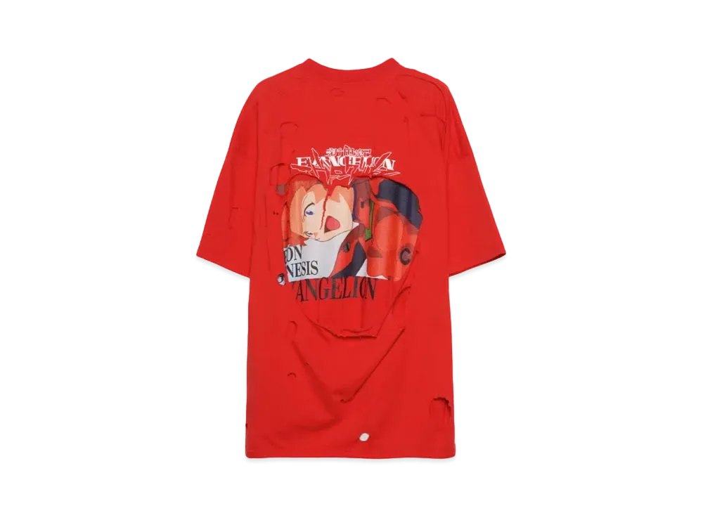 EVANGELION x SEVESKIG S/SL Tee Ver.Main visual:001 Ex "RED"