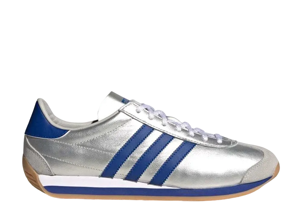 adidas Country OG "Matt Silver/Bright Blue/Footwear White"