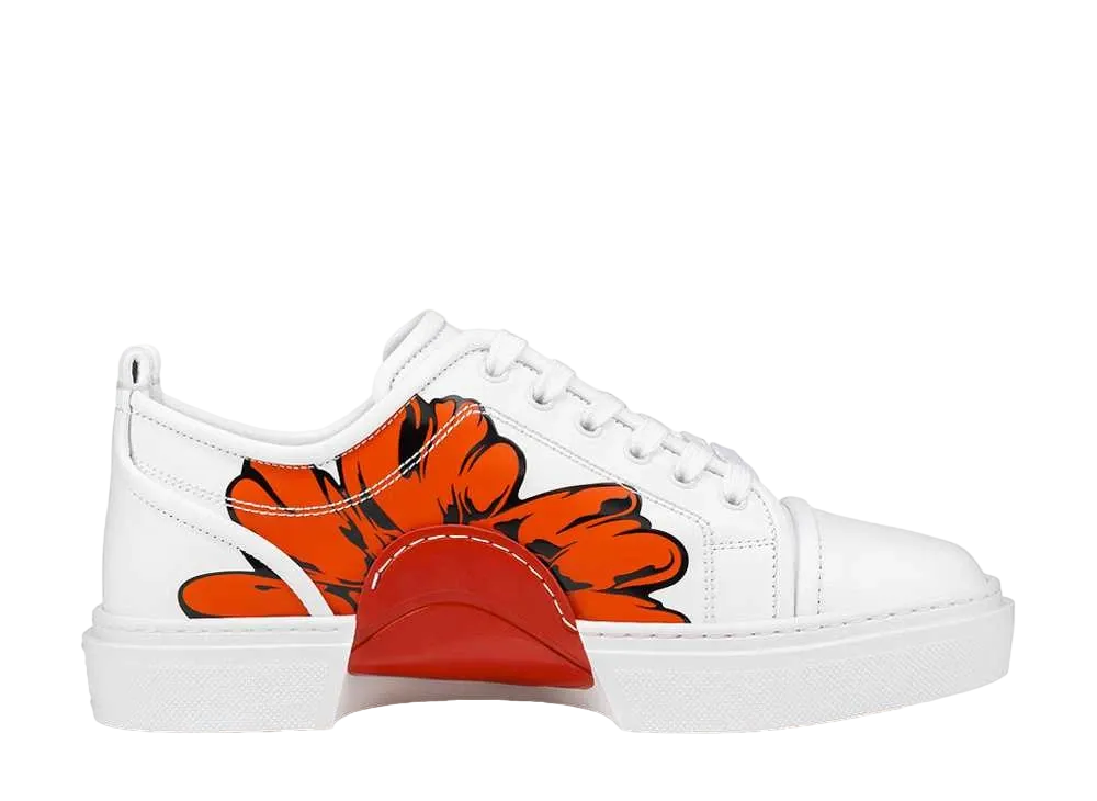 クリスチャン ルブタン アドロン ジュニア "ホワイト"