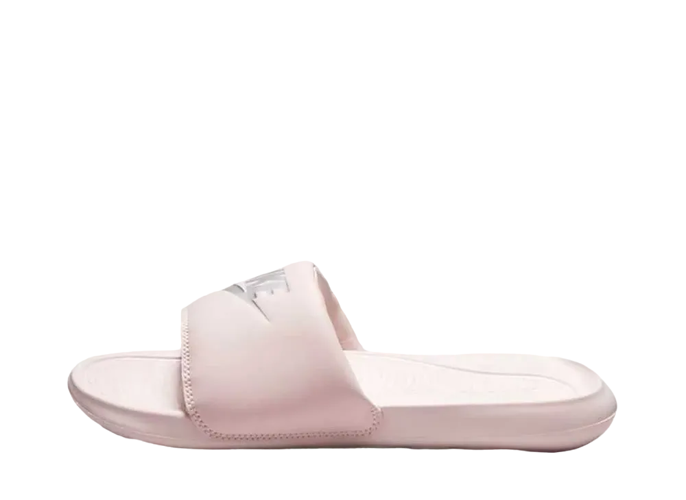 Nike Women's Victori One Slide "Barely Rose/Metallic Silver"