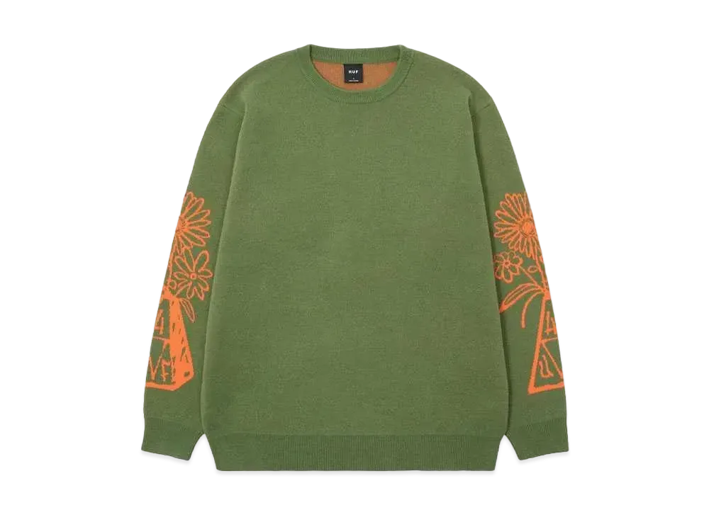 HUF TT Hallows Sweater "Dried Herb"