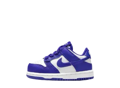 ナイキ TD ダンク ロー "ホワイト/ユニバーシティレッド/コンコルド"(キッズ)