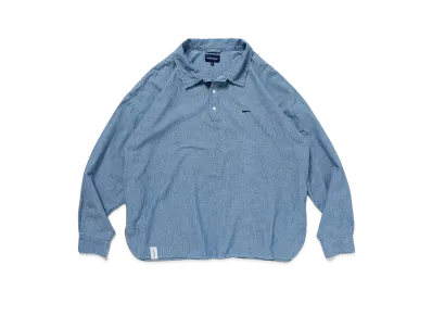 DESCENDANT Levit Chambray LS Shirt "Indigo"
