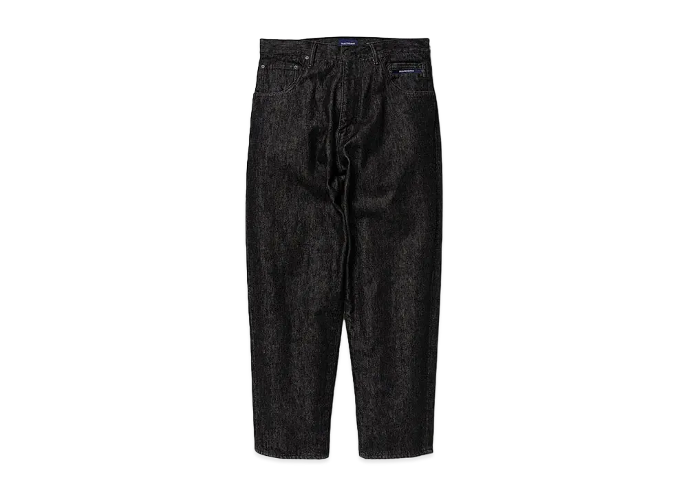 DESCENDANT 1995 Denim Trousers Baggy Light Wash "Black"