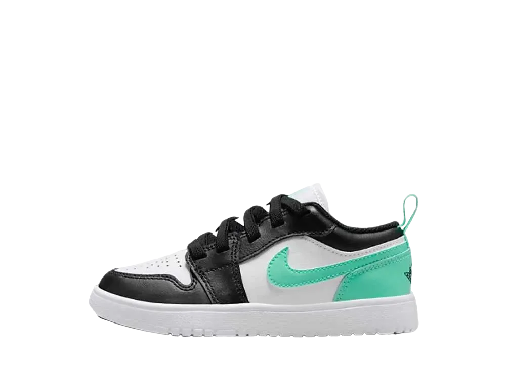 ナイキ PS エアジョーダン1 ロー ALT "ホワイト/グリーングロー/ブラック" (キッズ)