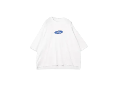 JieDa CAR FONT TEE "WHITE/BLUE"