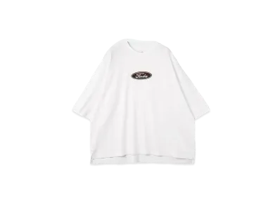 JieDa CAR FONT TEE "WHITE/BROWN"