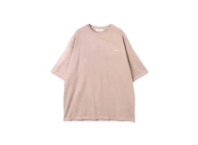 JieDa OVERDYE EMBROIDERY S/S TEE "LIGHT PINK"