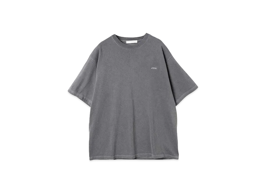 JieDa OVERDYE EMBROIDERY S/S TEE "BLACK"
