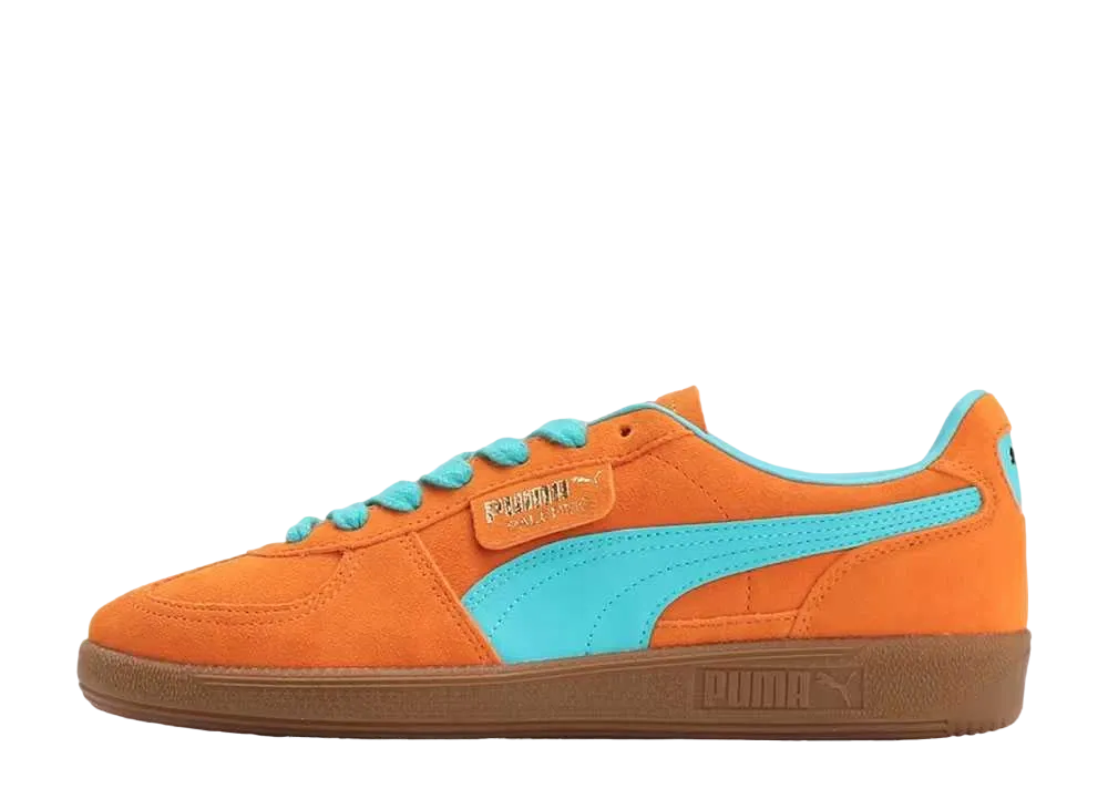 プーマ パレルモ "ダークチェダー/ブライトアクア/プーマゴールド"