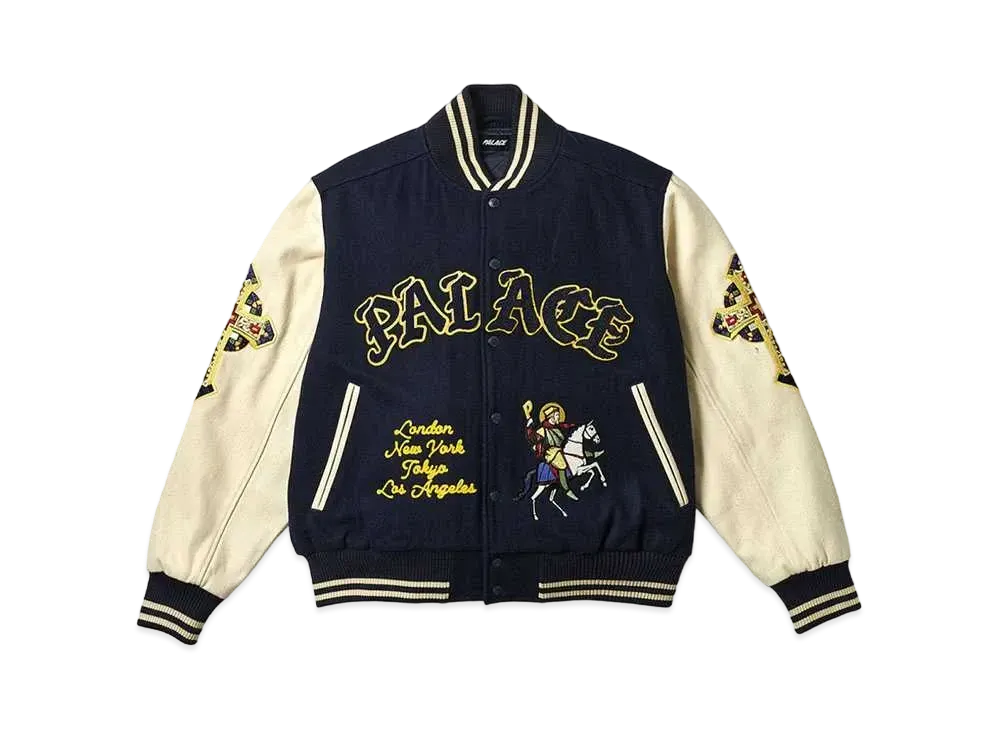 PALACE Saints Varsity Jacket "Navy"