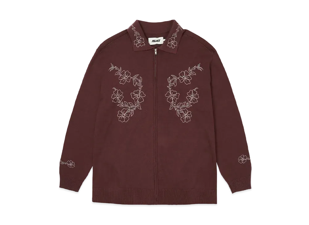 PALACE Flexus Zip Longsleeve "Nice Brown"