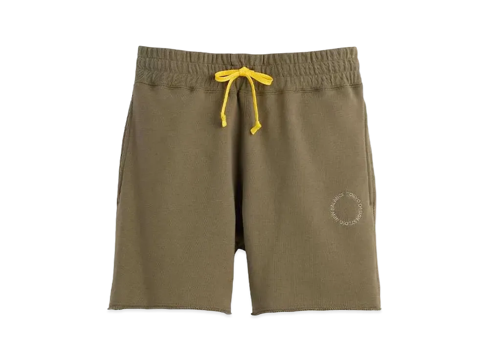 New Balance Uni-ssentials by TDS Cotton Cordura French Terry Shorts "Olive"