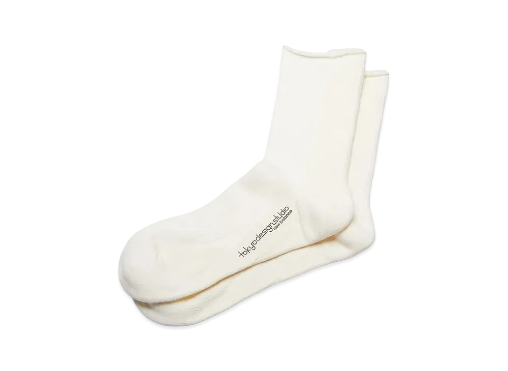 New Balance Uni-ssentials by TDS Mix Rib Mid Socks "White"