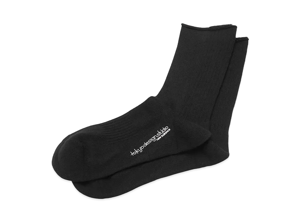 New Balance Uni-ssentials by TDS Mix Rib Mid Socks "Black"