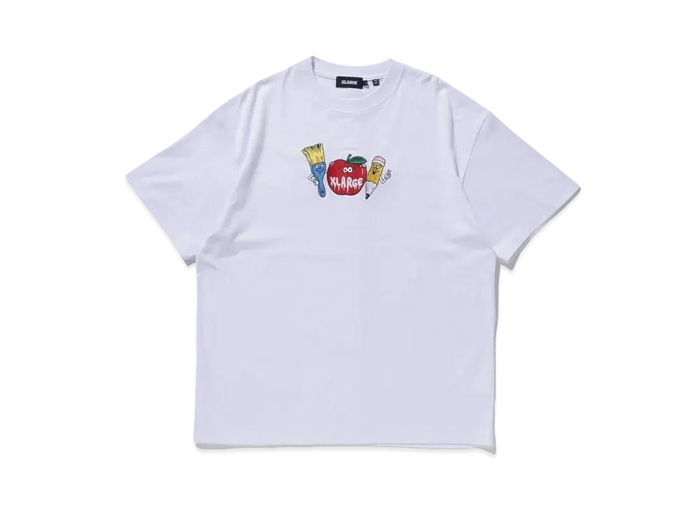 XLARGE PAINT LOGO S/S TEE "WHITE"