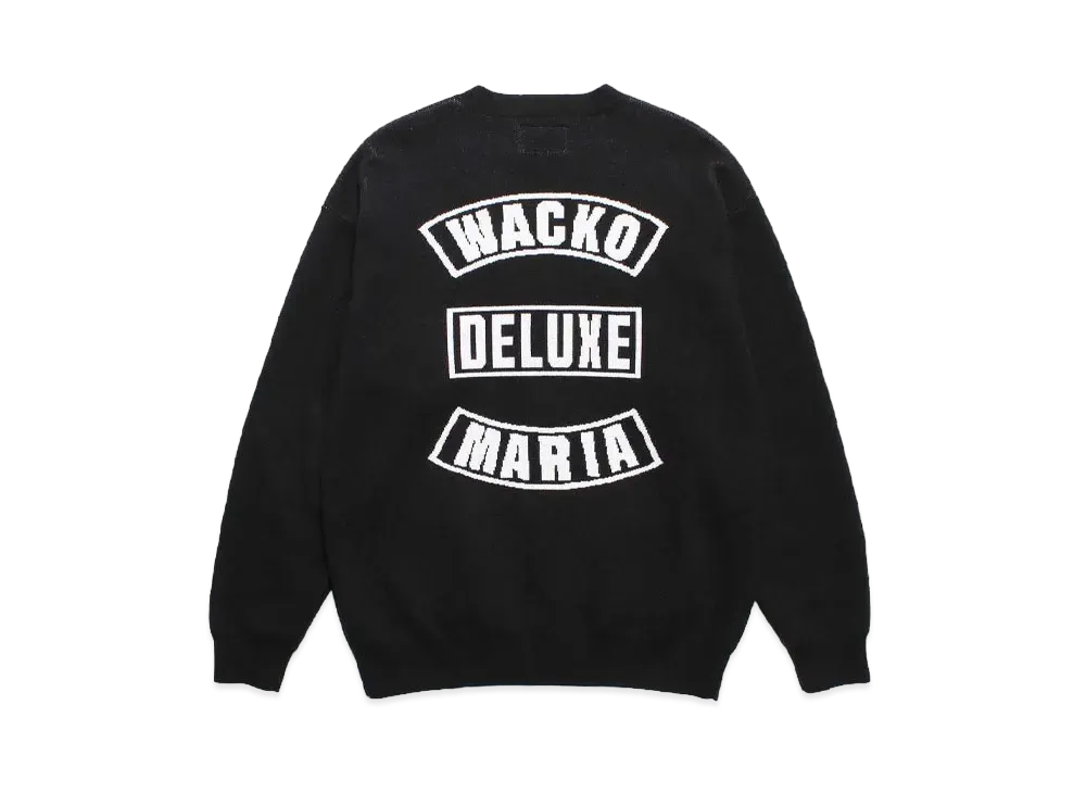 WACKO MARIA x DELUXE CARDIGAN "BLACK"