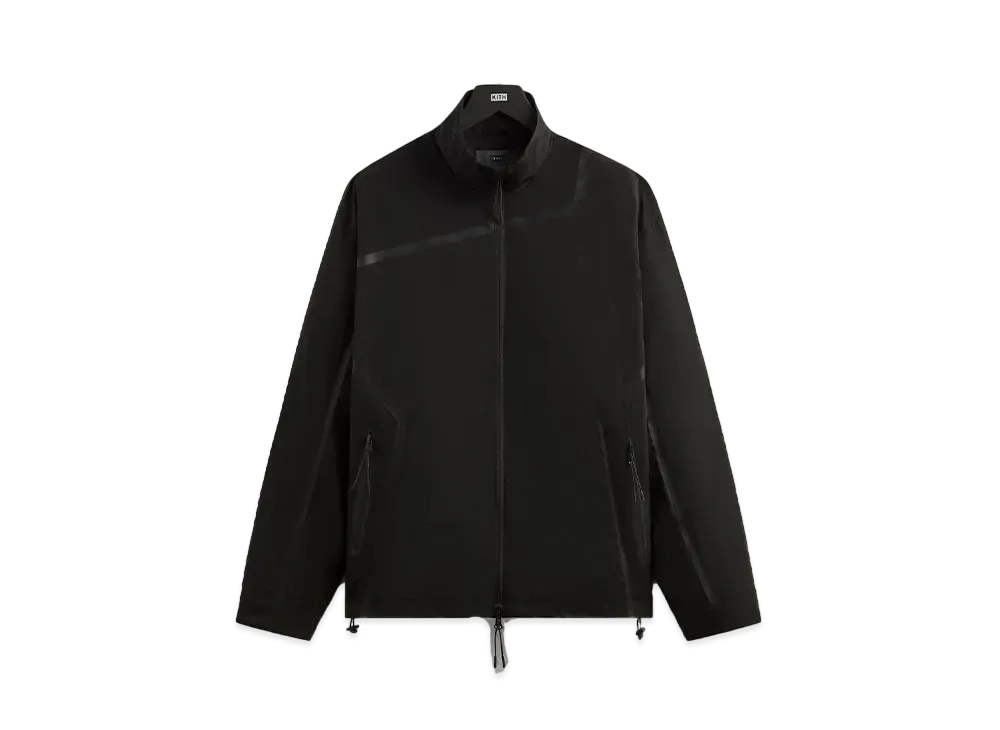 Kith 101 Wrinkle Nylon Madison Track Jacket "Black"