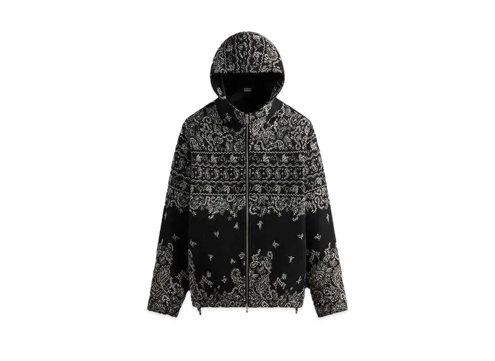 Kith 101 Braden Tapestry Full Zip Hoodie "Black"
