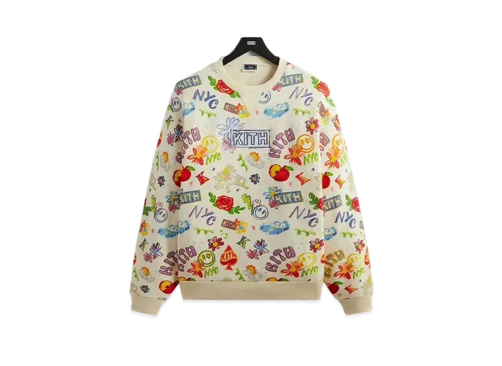 Kith Sketchbook Nelson Crewneck "Sandrift"