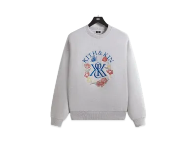 Kith K&K Monogram Nelson Crewneck "Light Heather Grey"