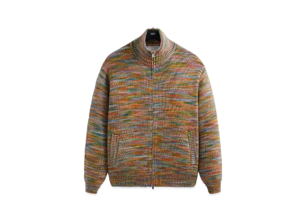 Kith Space Dye Wyona Full Zip Sweater "Multi"