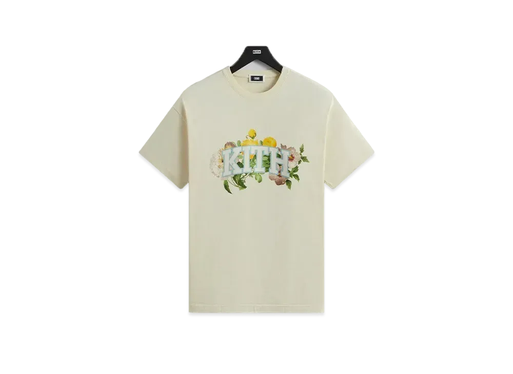 Kith Floral Arch Vintage Tee "Sandrift"