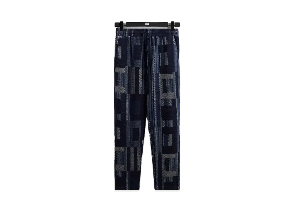 Kith Geometric Knit Elmhurst Pant "Nocturnal"