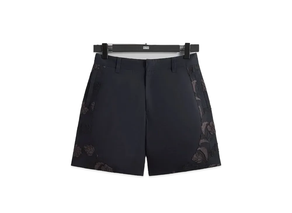 Kith Chain-Stitched Combo Glen Short "Black"