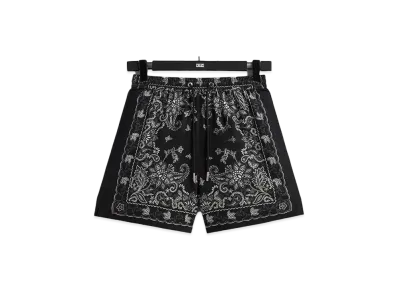 Kith 101 Vintage Floral Bandana Active Short "Black"