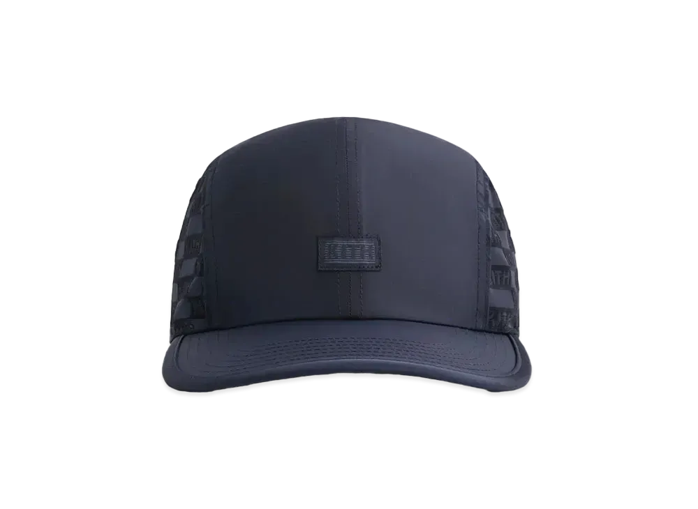 Kith Flocked Monogram Griffey Camper Cap "Nocturnal"