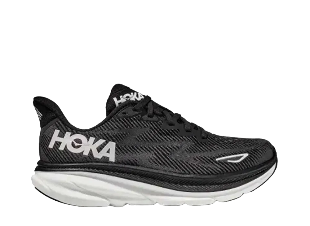 Hoka Women's Clifton 9 "Black/White"