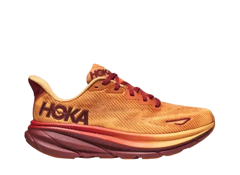 Hoka Women's Clifton 9 "Amber Haze/Sherbet"