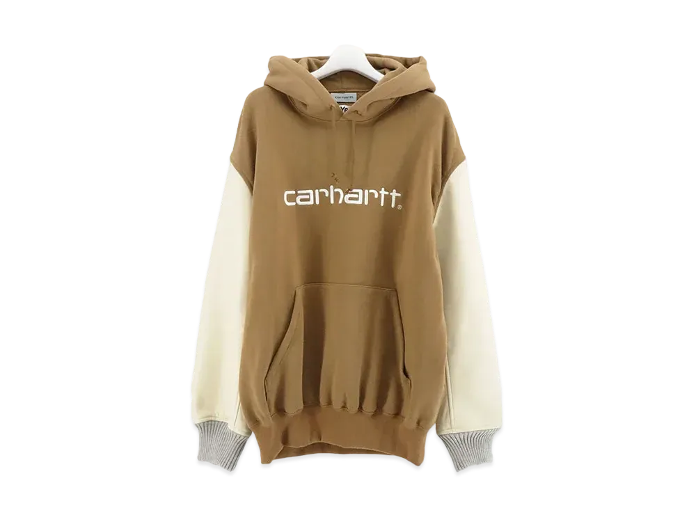 eYe JUNYA WATANABE MAN x Carhartt Cotton Fleece Cowhide W Name Parka "Beige/Cream"