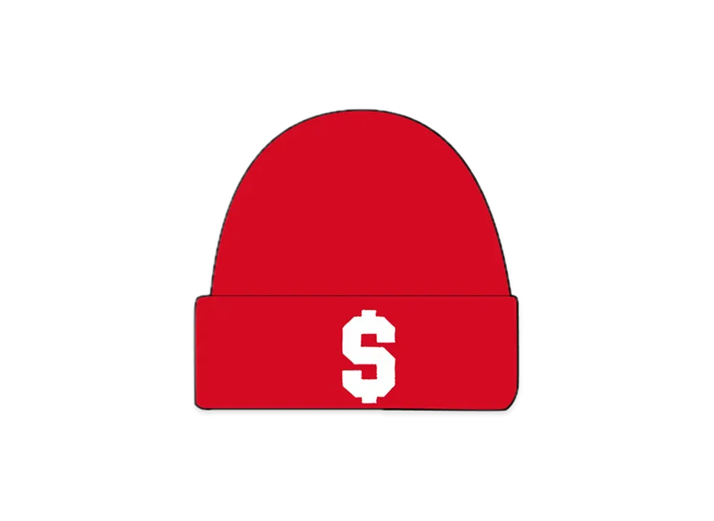 Supreme New Era $ Beanie "Red"